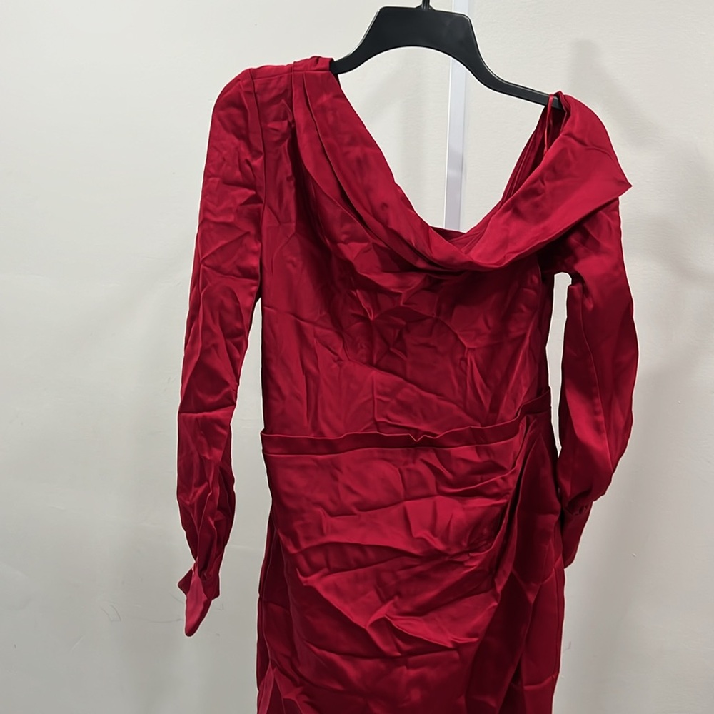 SIMKHAI Cameron Dress in Cherry - Picture 3 of 8